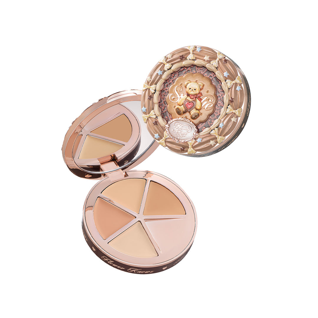 Flower Knows The Sweetie Bear Collection 4-Color Concealer Palette