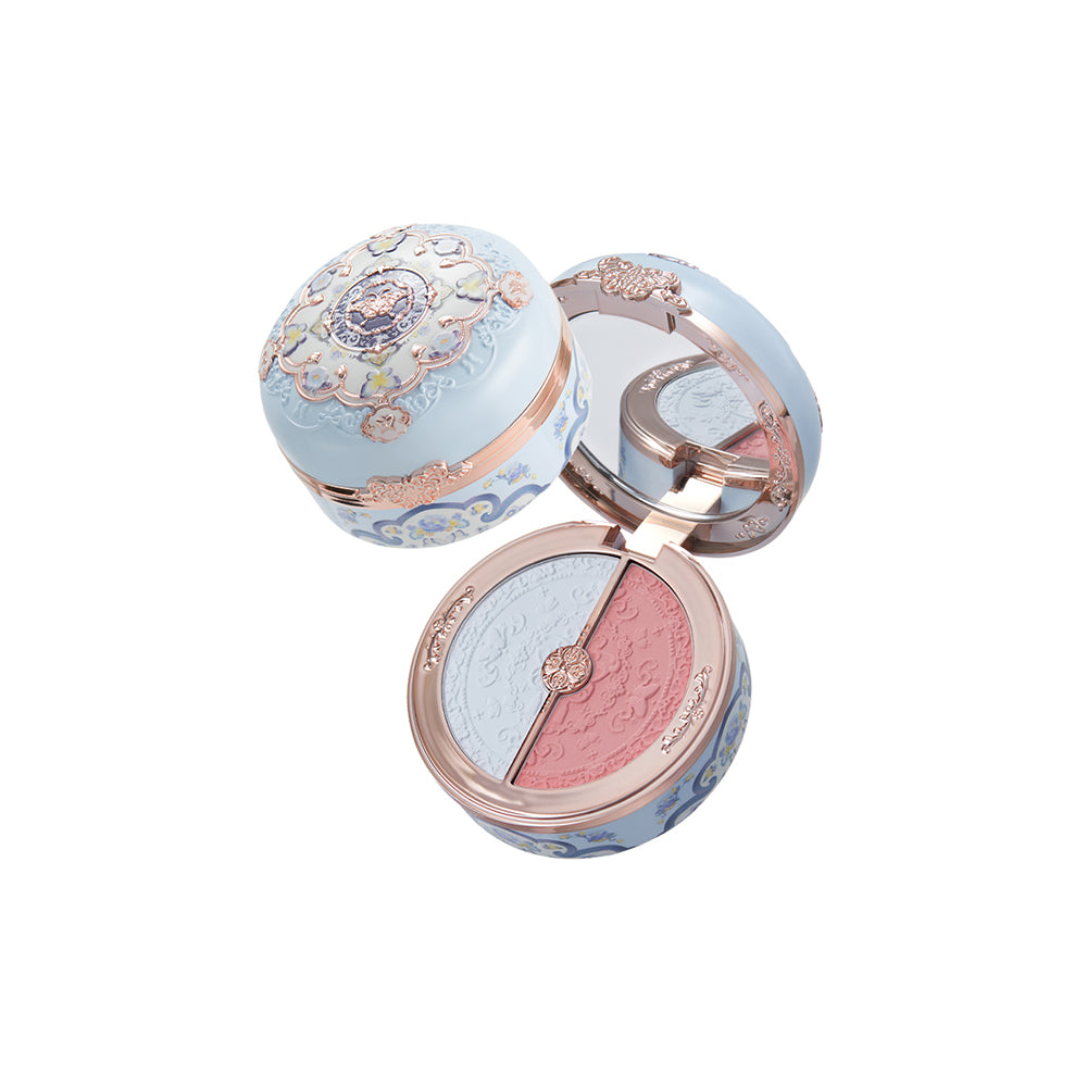 Flower Knows Butterfly Cloud Collar Collection Rouge Box Highlighting & Blush Duo Powder