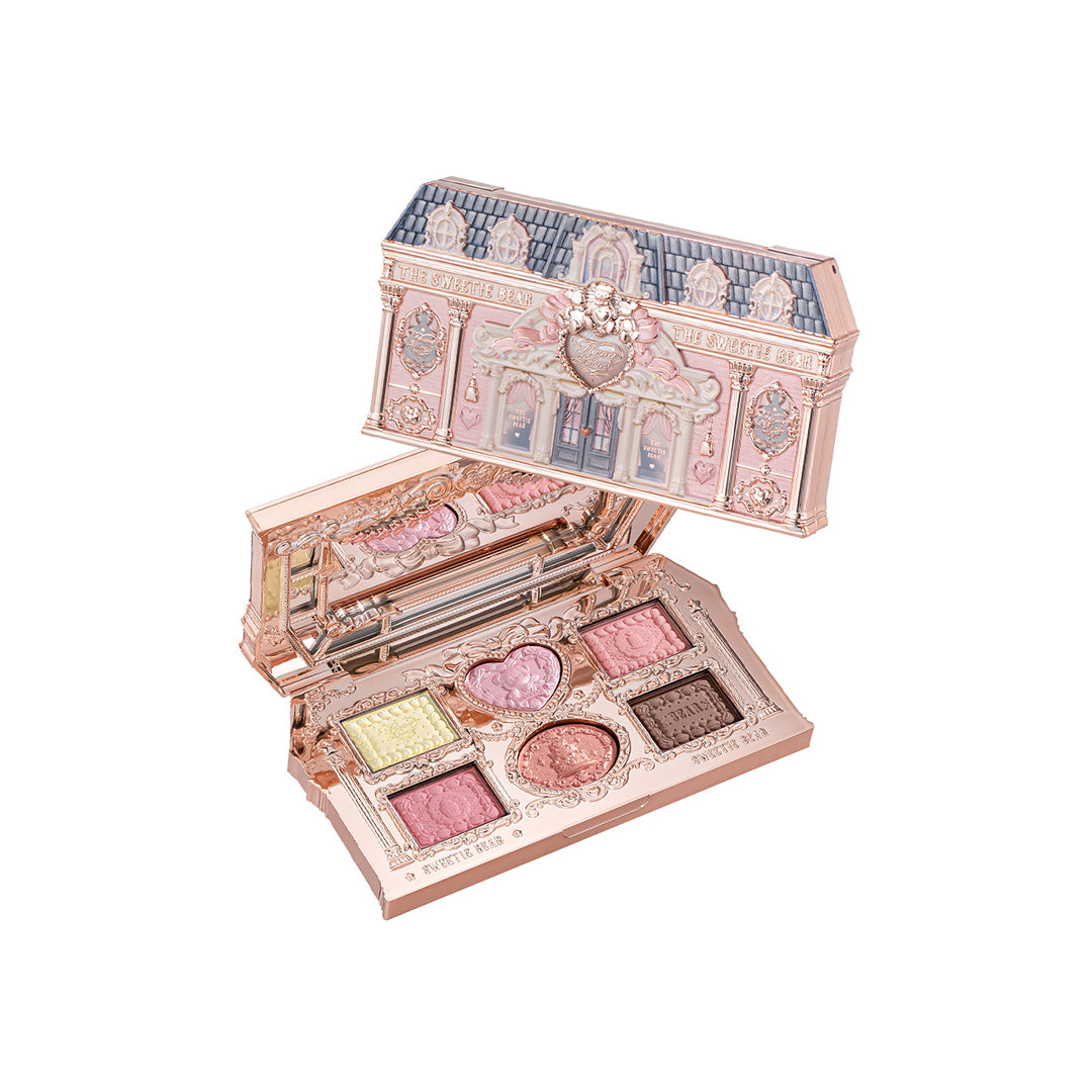 Flower Knows The Sweetie Bear Collection 6-Color Makeup Palette