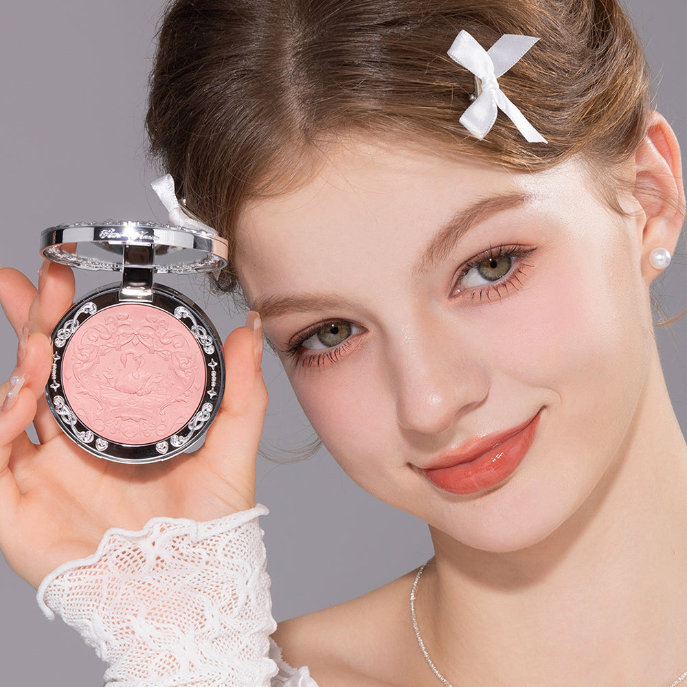 Flower Knows Swan Ballet Series Embossed Blush 02 Romanticism