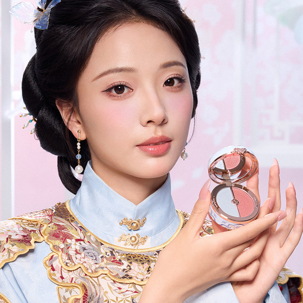 Flower Knows Butterfly Cloud Collar Collection Rouge Box Highlighting & Blush Duo Powder 02 Seaborne Moon