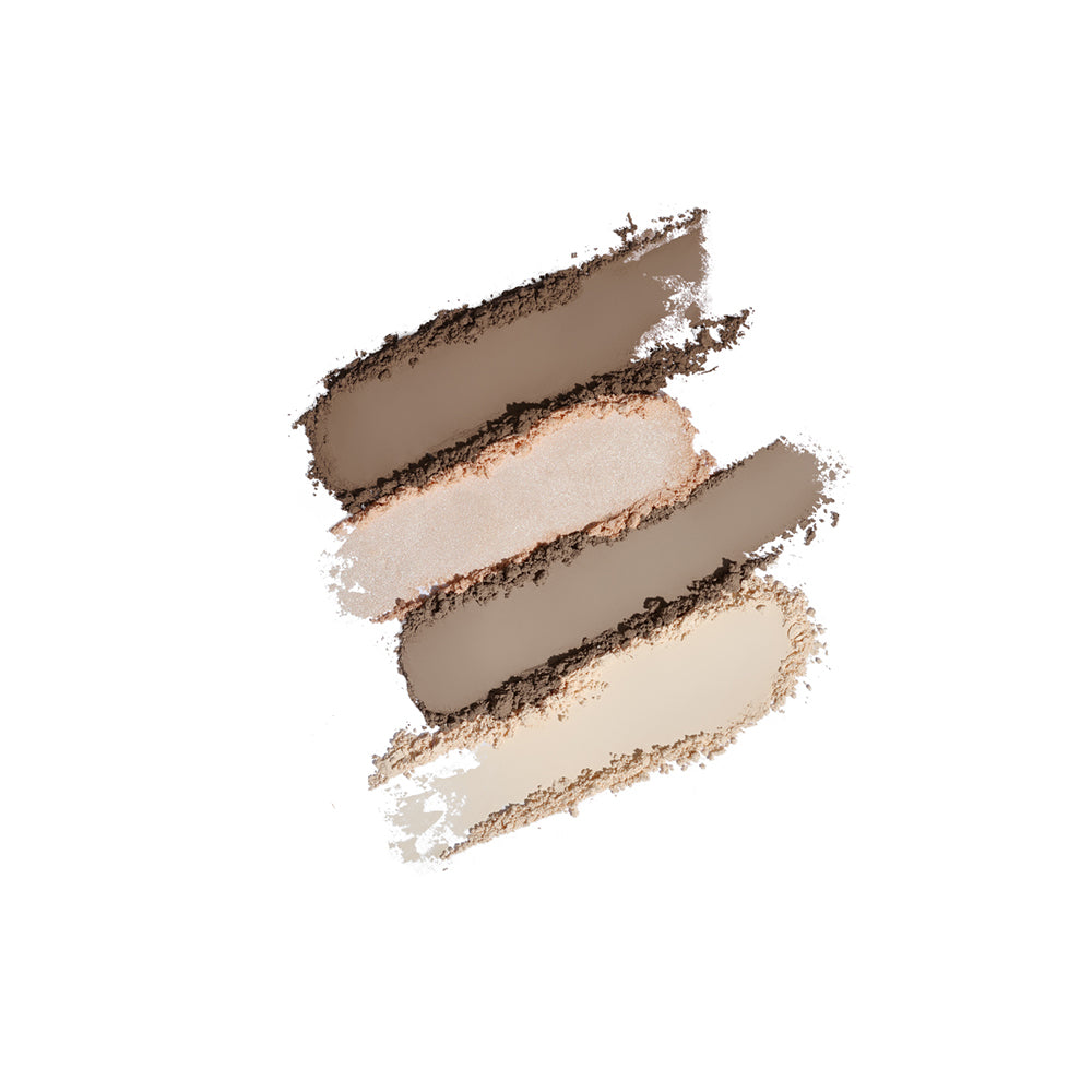 Flower Knows Butterfly Cloud Collar Collection Embossed Highlight & Contour Palette 02 Tawny Tea