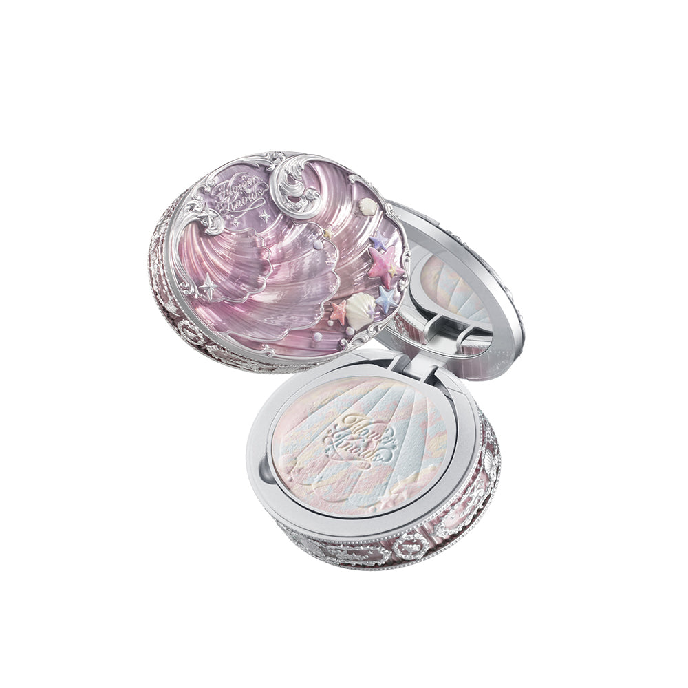 Flower Knows Shell'S Jewel Collection Baked Powder 02 Dreamy Pink