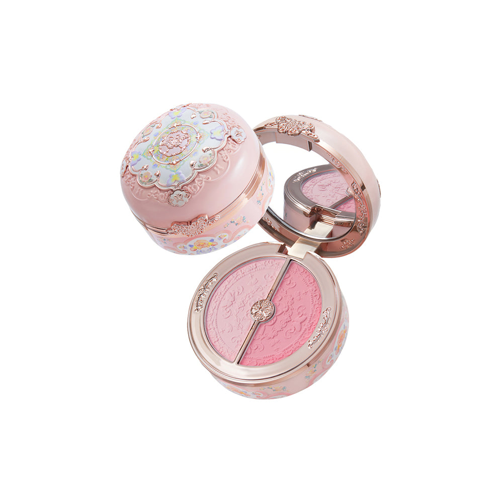 Flower Knows Butterfly Cloud Collar Collection Rouge Box Highlighting & Blush Duo Powder