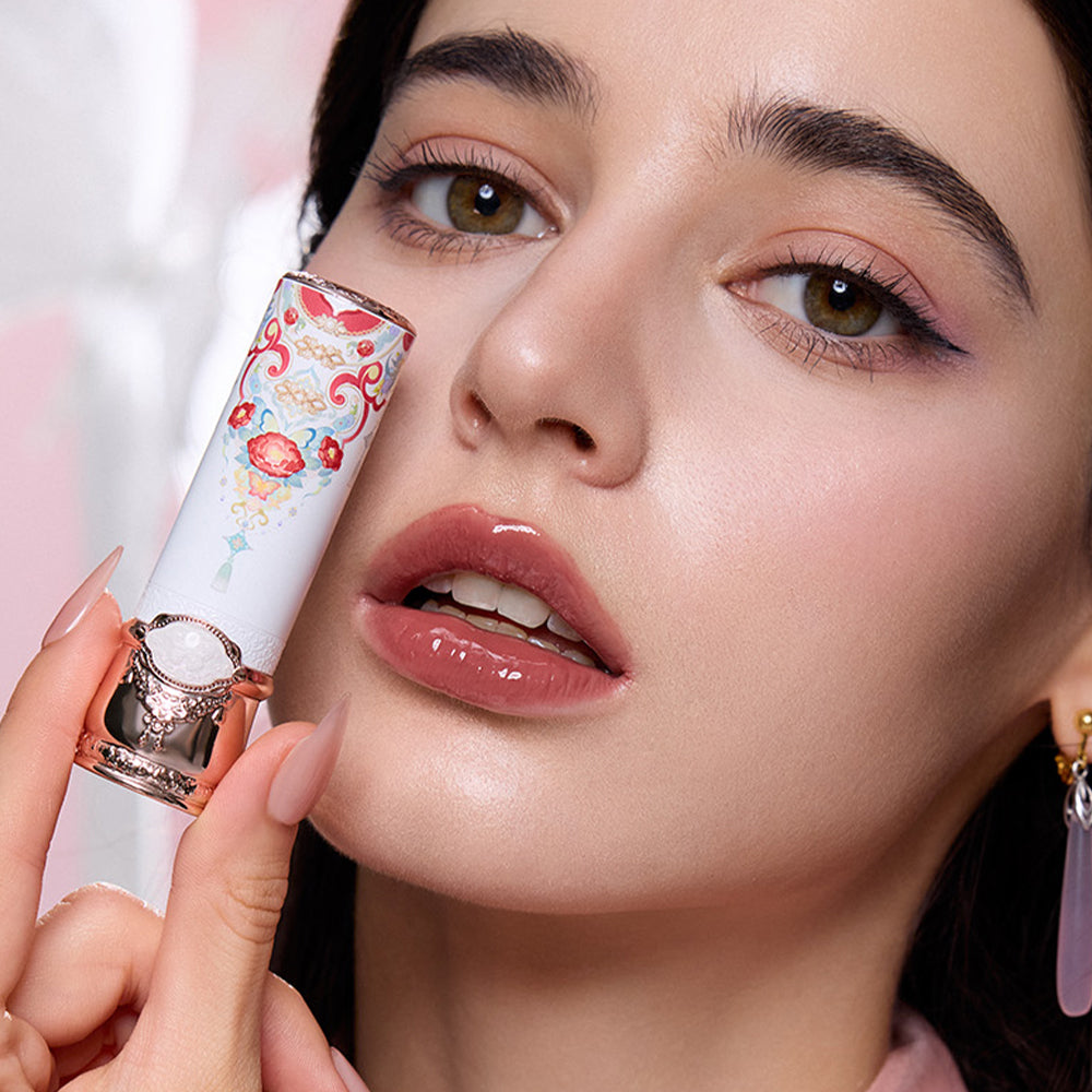 Flower Knows Butterfly Cloud Collar Collection Glossy Lipstick C07 Red Bean