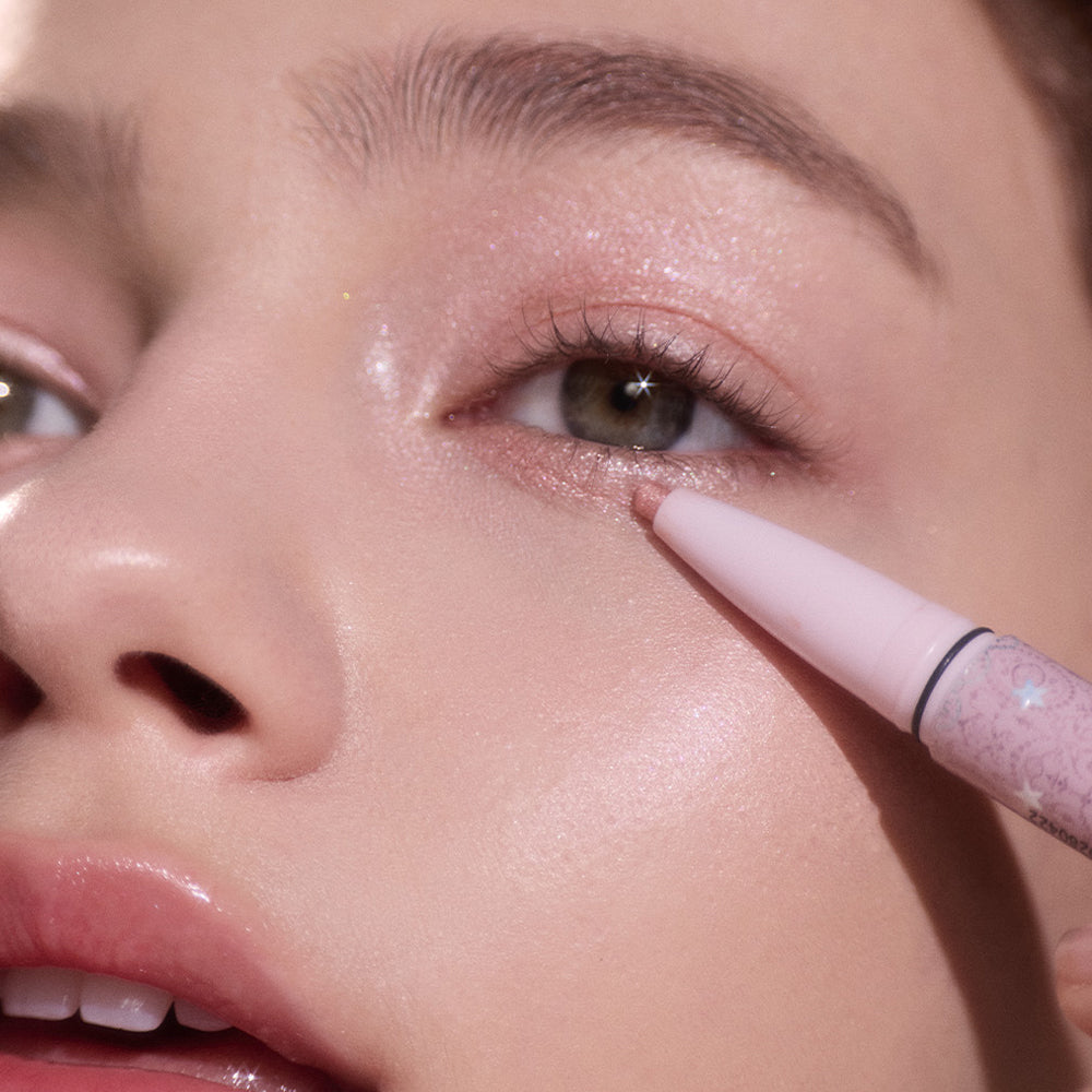 Flower Knows Shell'S Jewel Collection Dual-Ended Highlighting Stick 02 Peachy Pink