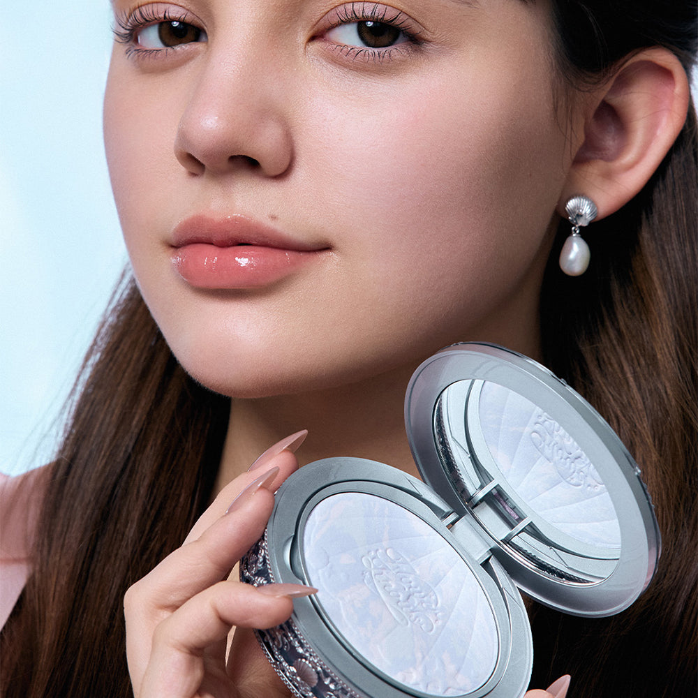 Flower Knows Shell'S Jewel Collection Baked Powder 01 Cloudy Blue