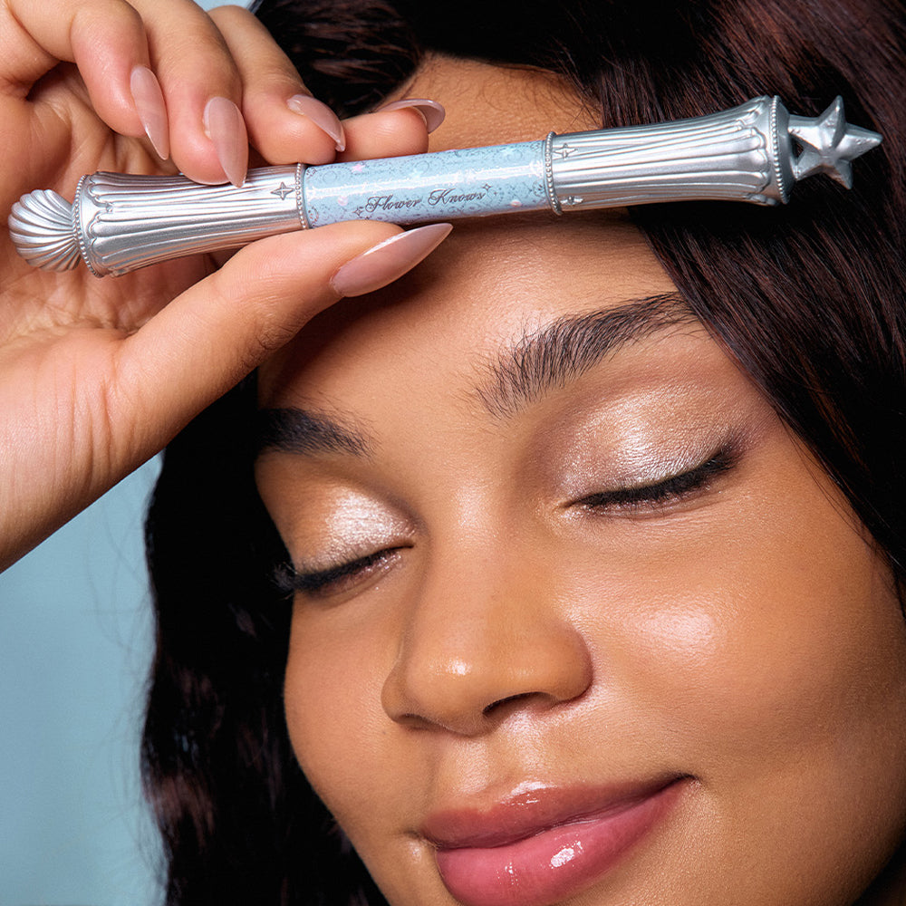 Flower Knows Shell'S Jewel Collection Dual-Ended Highlighting Stick 01 Vanilla White