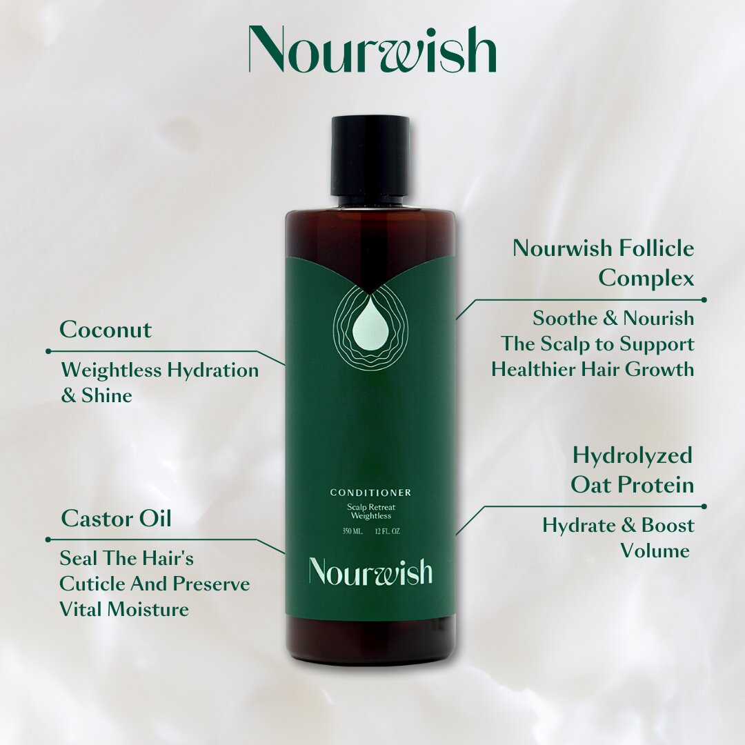 Nourwish Scalp Retreat Weightless Conditioner 350 ml