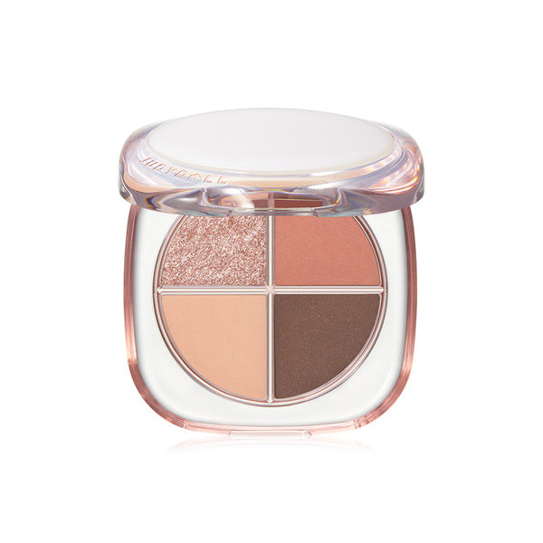 Judydoll Glazed 4-Colors Eyeshadow Palette#03
