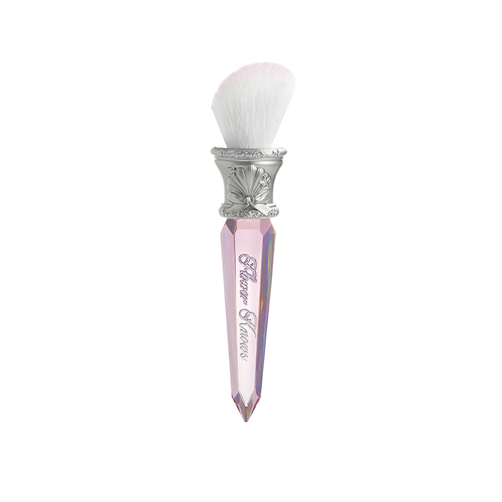 Flower Knows Shell'S Jewel Collection Angled Blush Brush Crystal Pink