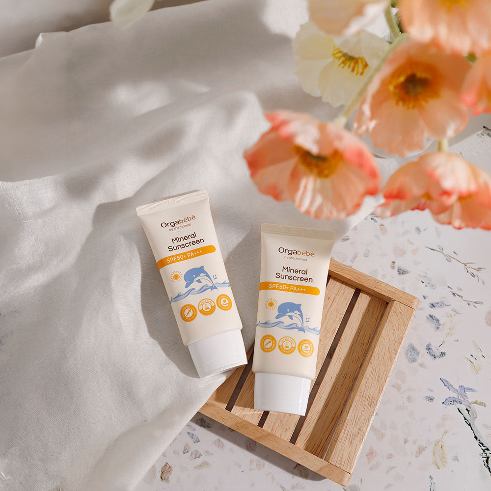 Orgabebe Mineral Sunscreen Spf50 Pa+++ 50g