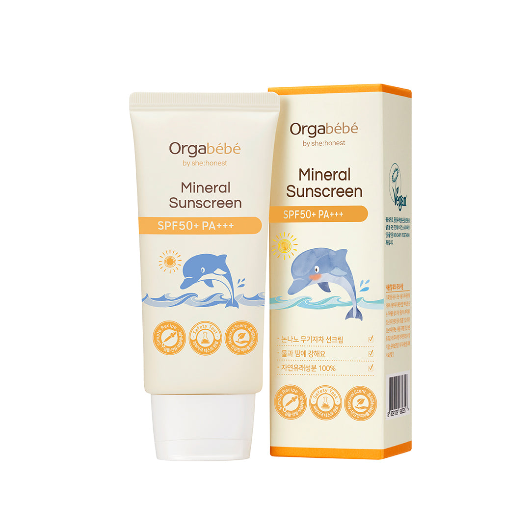 Orgabebe Mineral Sunscreen Spf50 Pa+++ 50g