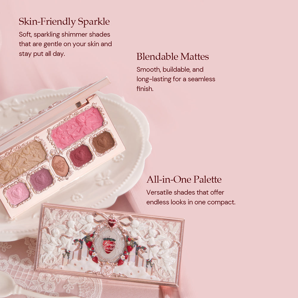 Flower Knows Strawberry Cupid Collection Make-up Palette S02 Cupid's Mischief