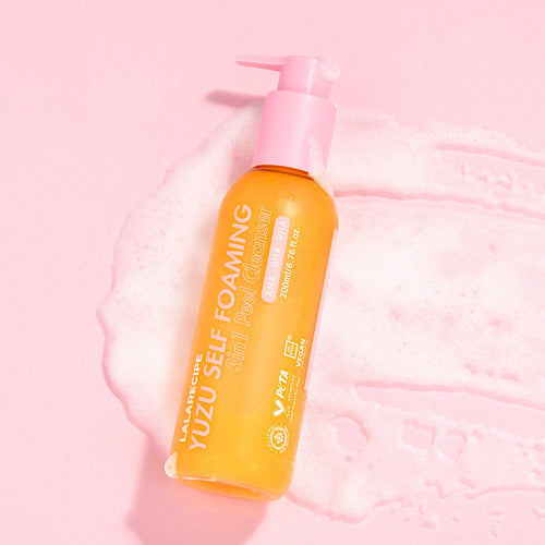 Lalarecipe Yuzu Self Foaming 3 in 1 Cleanser