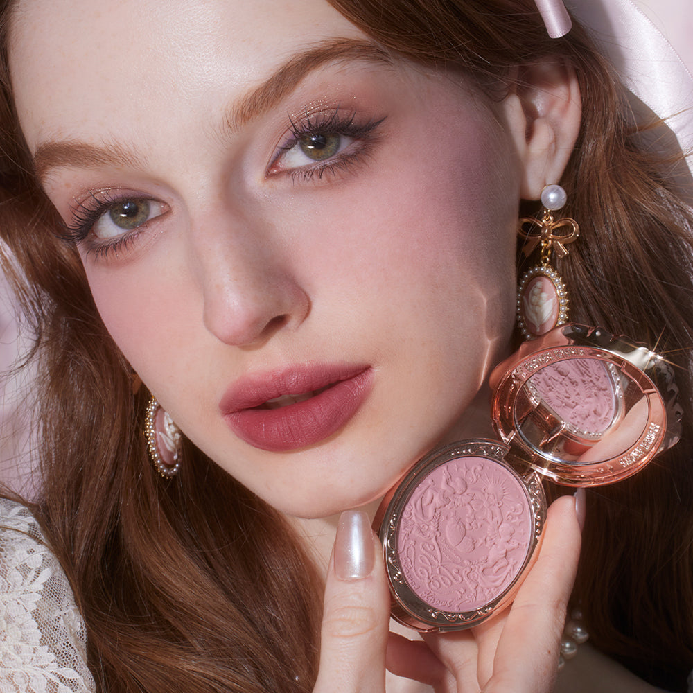 Flower Knows Strawberry Rococo Series Embossed Blush 03 Classic Ballet