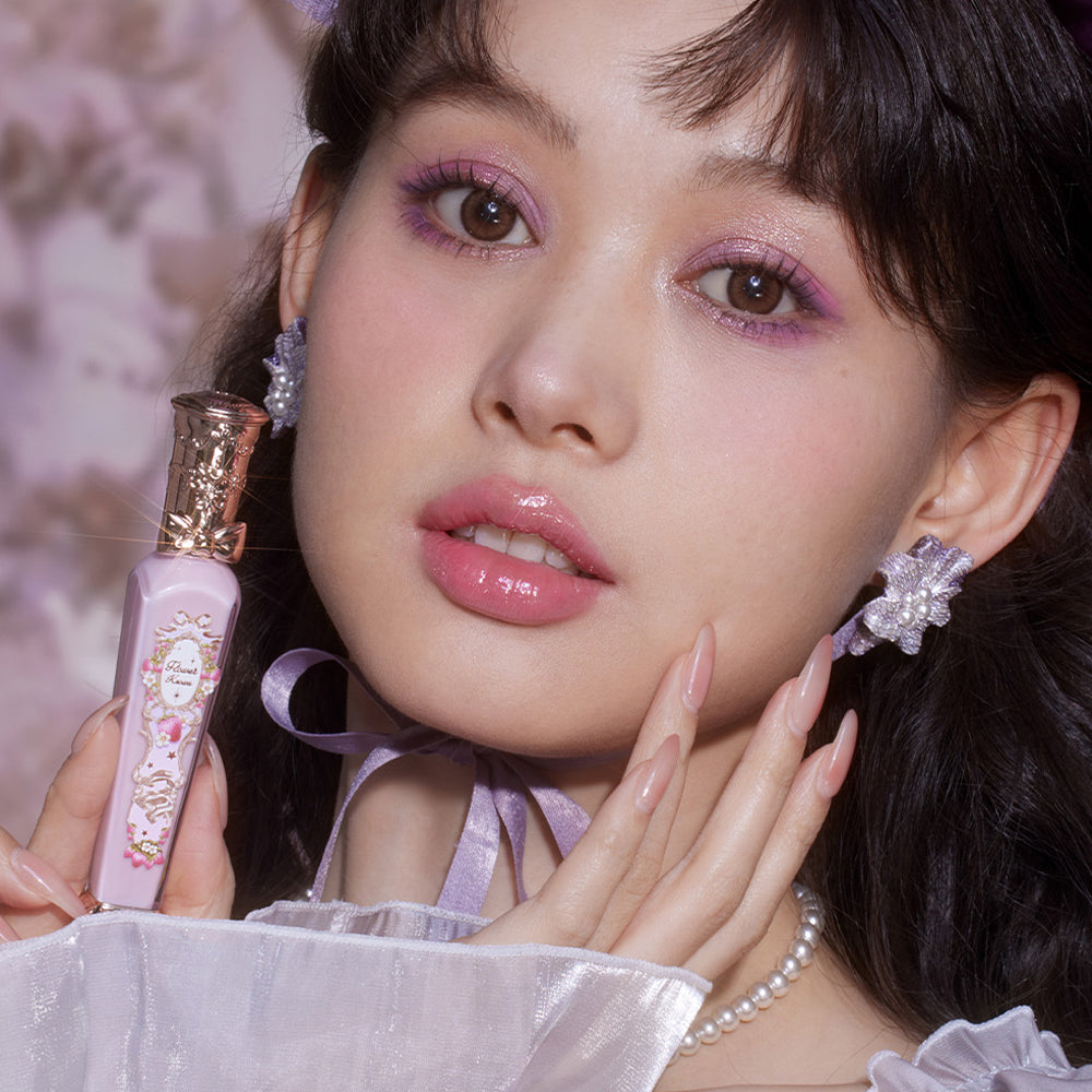 Flower Knows Strawberry Rococo Series Glowy Lipgloss G01 Strawberry Macaron