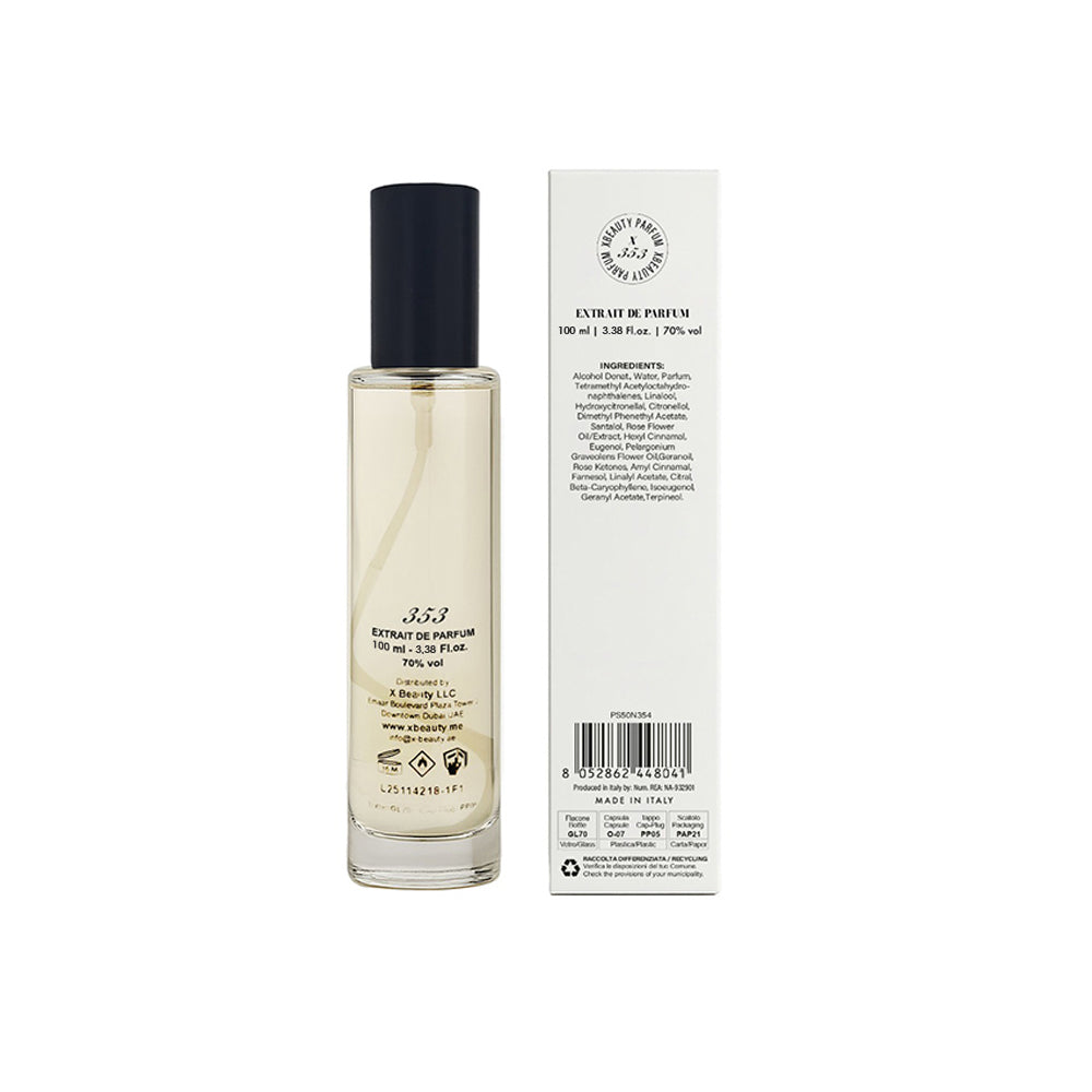 X Beauty Perfumes 100ml Personalizzato N.353