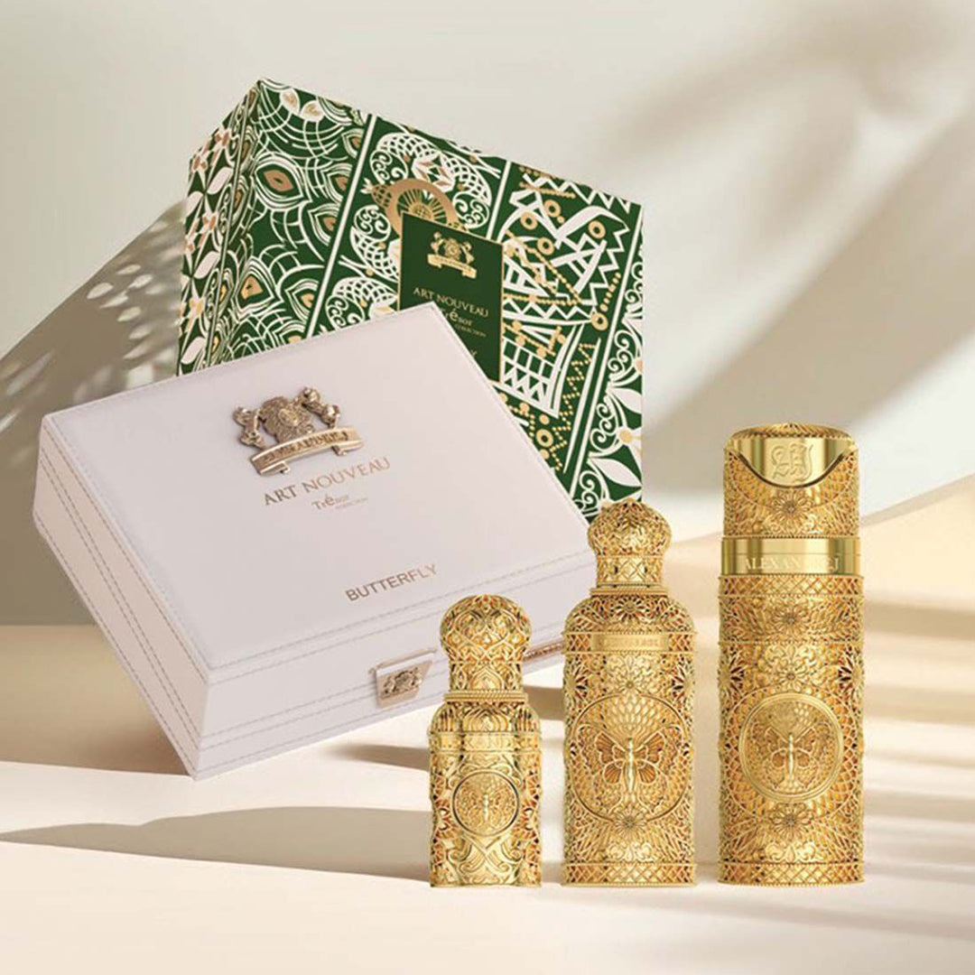 Alexandre.J Gift Set-Butterfly (Mist 165Mml+An Gold 100Ml+25Ml Edp)