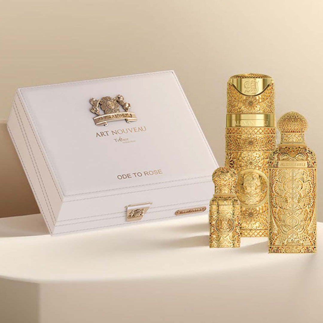 Alexandre.J Gift Set-Ode To Rose (Mist 165Ml+An Gold 100Ml+25Ml Edp)