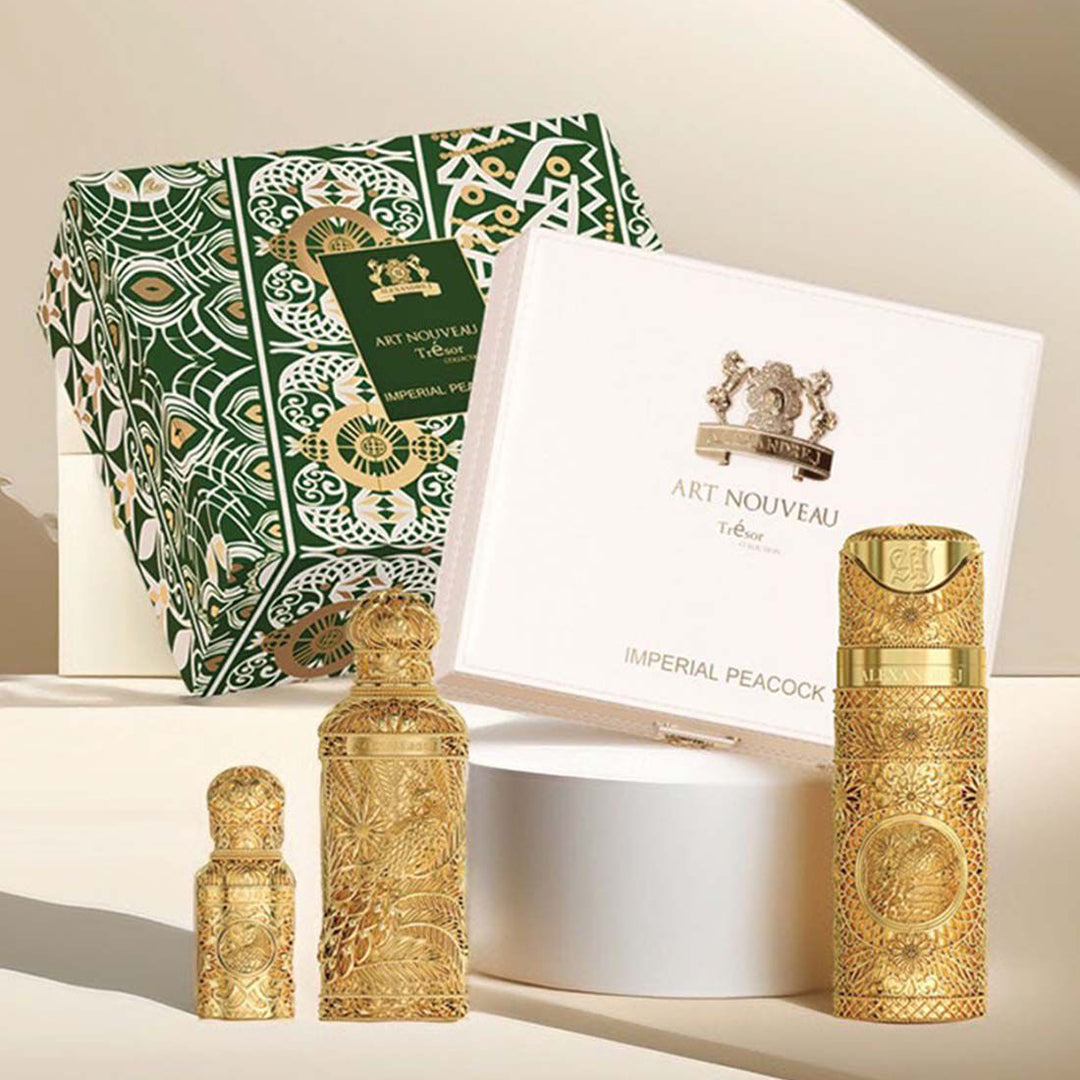 Alexandre.J Gift Set-Imperial Peacock (Mist 165Ml+An Gold 100Ml+25Ml Edp)