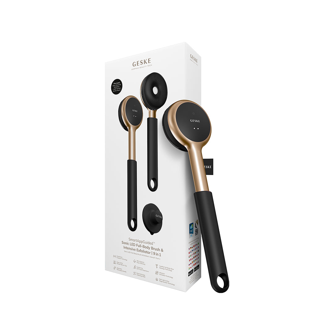 Geske Sonic Led Full-Body Brush & Intensive Exfoliator 9 In 1