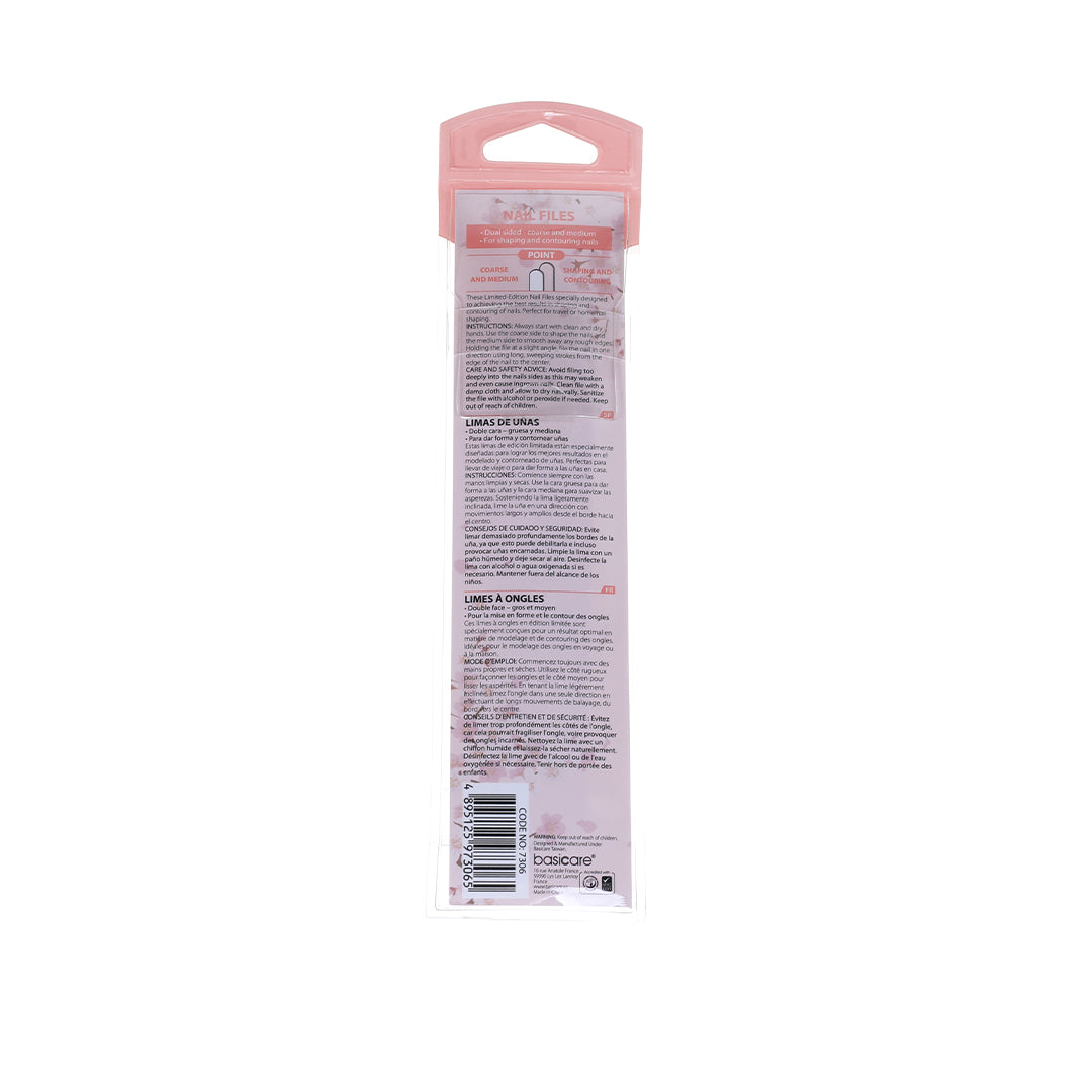 Rose Nail Files Pack Of 2