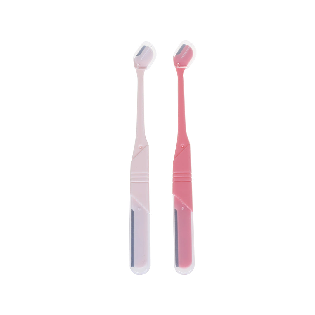 Rose Dual Ended Eyebrow Razors Pack Of 2