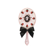 Flower Knows Strawberry Cupid Collection Hand Mirror Milk Shake