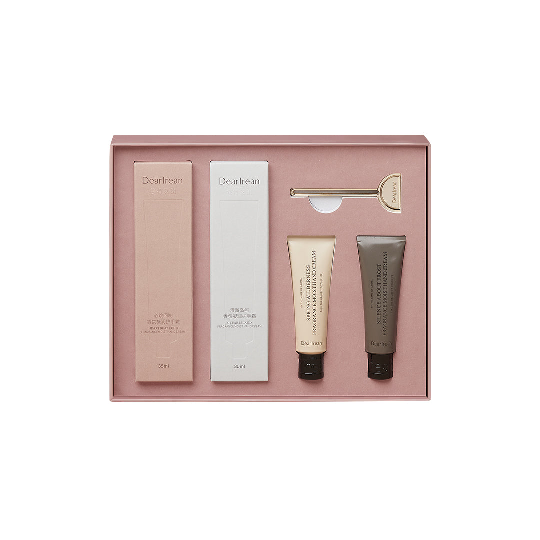 Dearirean Fingertip Soft Fragrance Gift Set (35Ml*2+10Ml*2)Heartbeat Echo & Clear Island