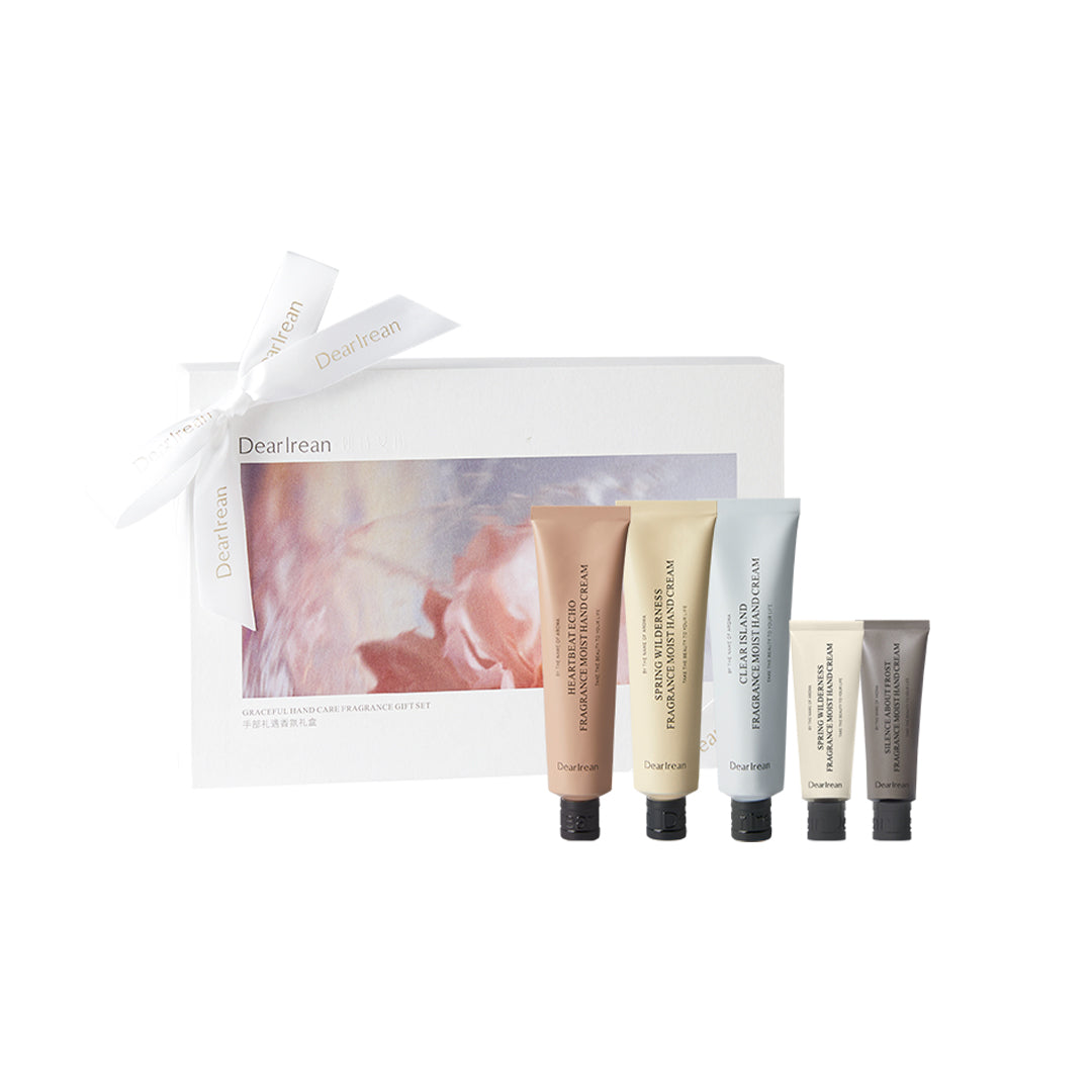 Graceful Hand Care Fragrance Gift Set (35Ml*3+10Ml*2) Heartbeat Echo & Spring Wilderness & Clear Island