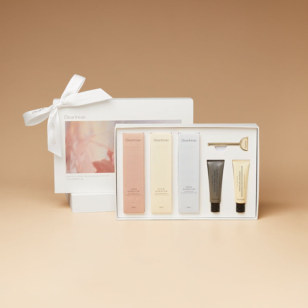 Graceful Hand Care Fragrance Gift Set (35Ml*3+10Ml*2) Heartbeat Echo & Spring Wilderness & Clear Island