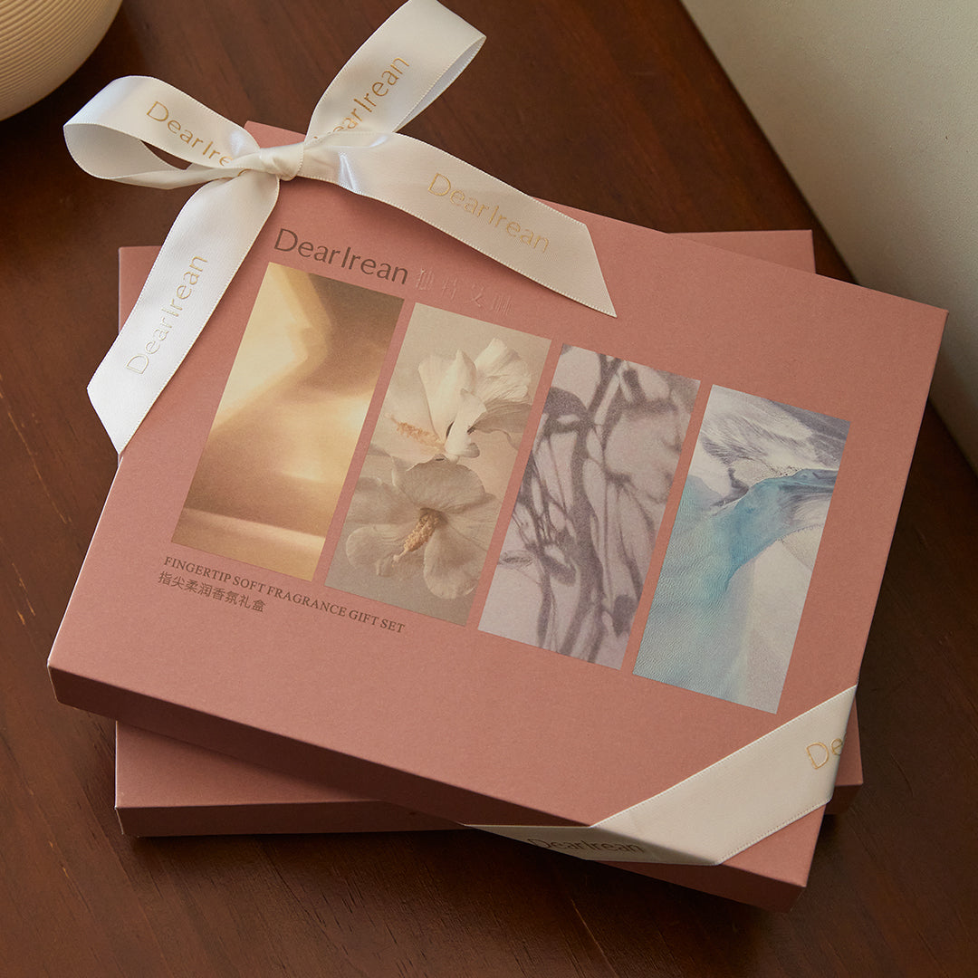 Dearirean Fingertip Soft Fragrance Gift Set (35Ml*2+10Ml*2)Heartbeat Echo & Silence About Frost