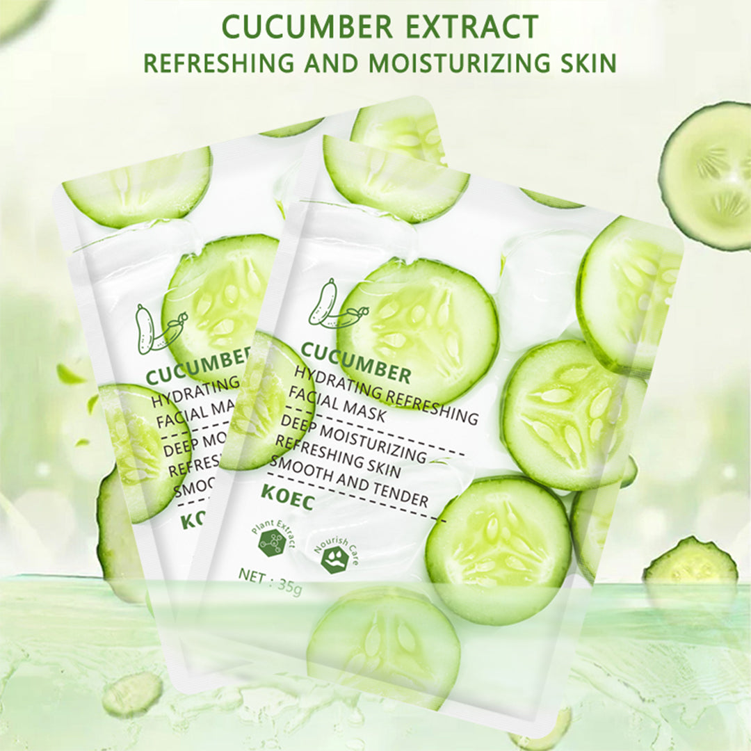 Koec Cucumber Hydrating Refreshing Facial Mask - 1 pc