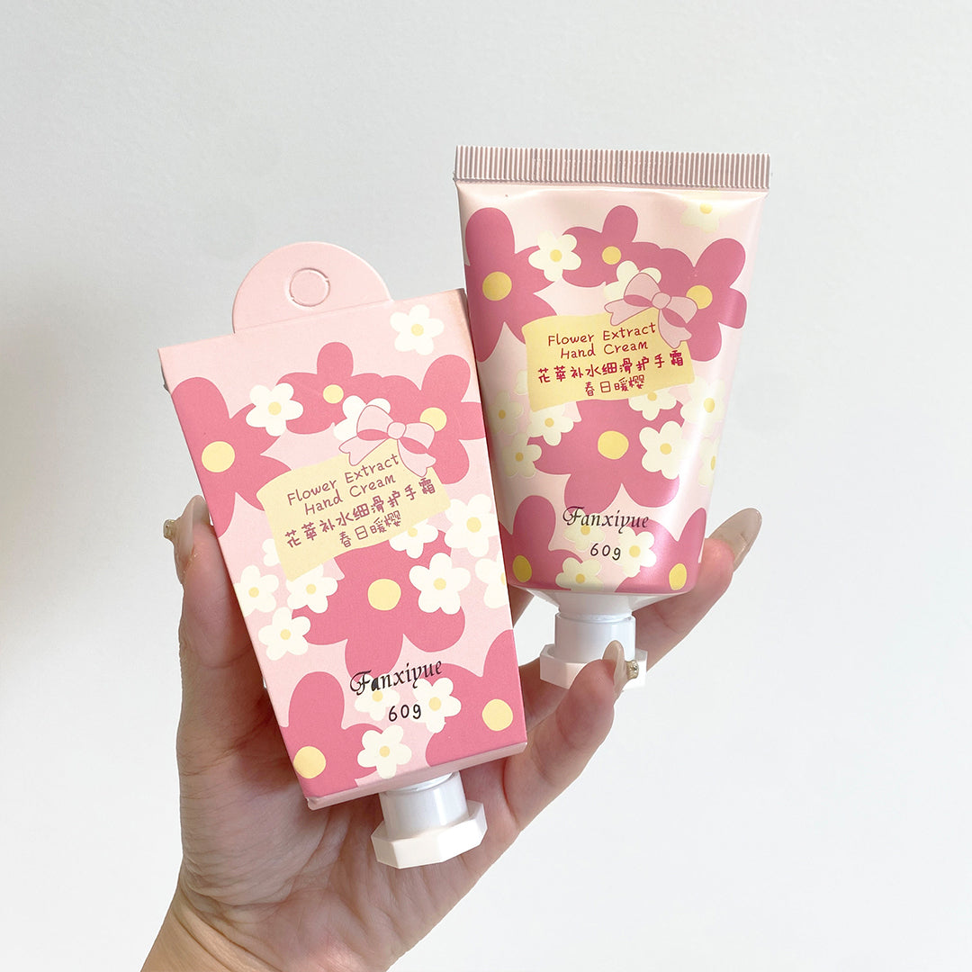 Fanxiyue Flower Extract Moisture Hand Cream( Spring Warm Sakura)