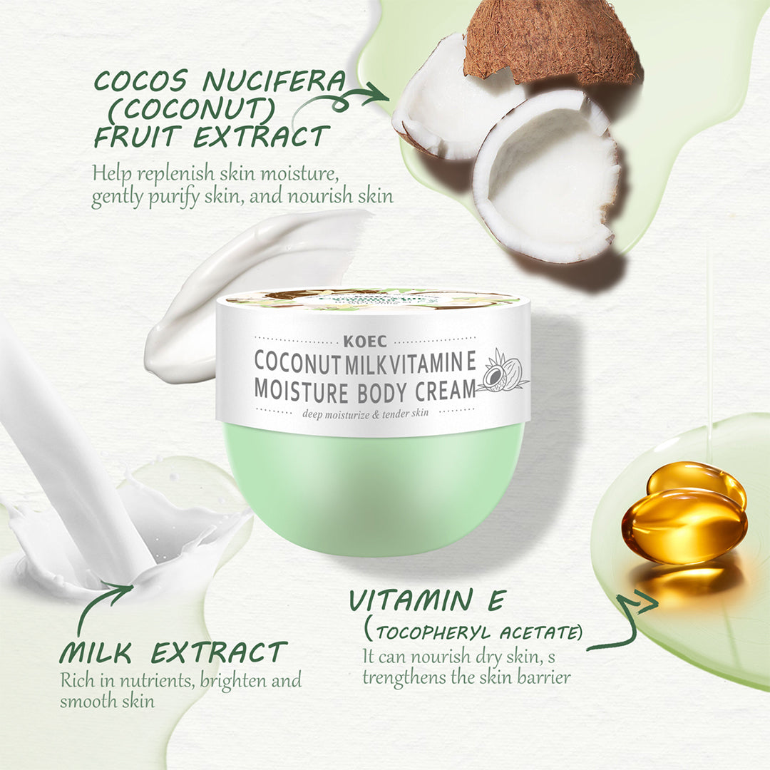 Koec Coconut Milk Vitamin E Moisture Body Cream