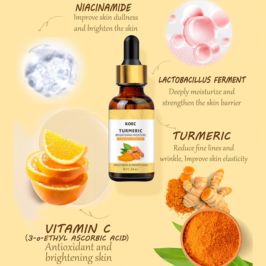 Koec Turmeric Brightening Moisture Facial Serum