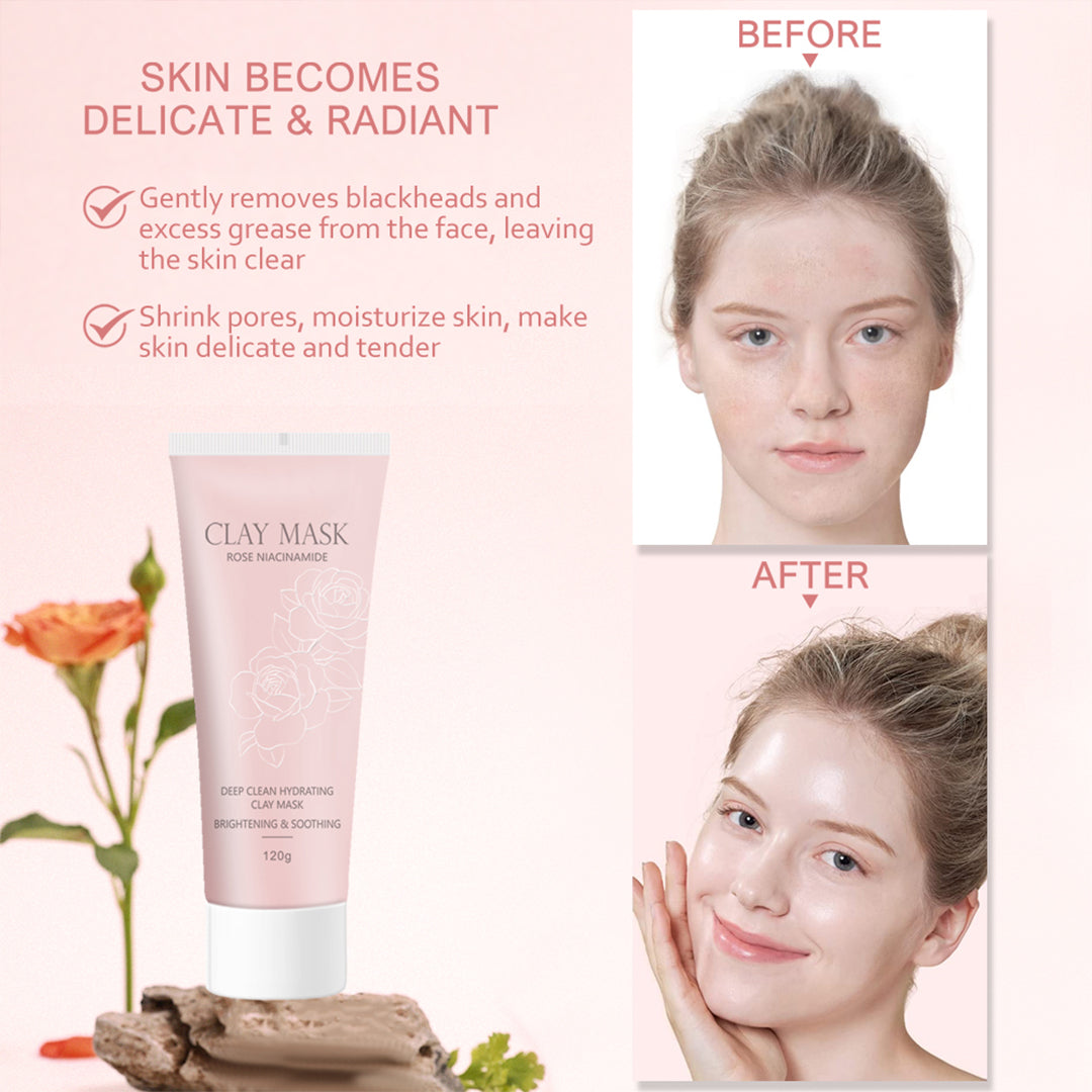 Koec Rose Niacinamide Deep Clean Hydrating Claymask