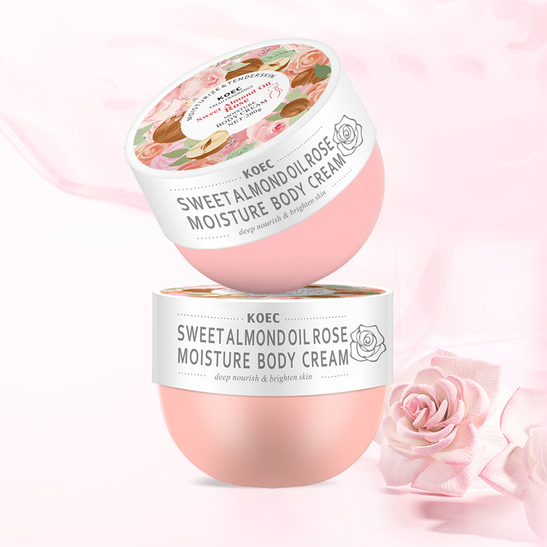 Koec Sweet Almond Oil Rose Moisture Body Cream