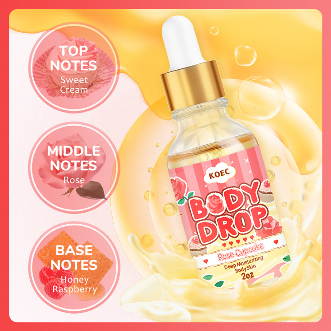 Koec Body Drop Oil (Rose Cupcake)