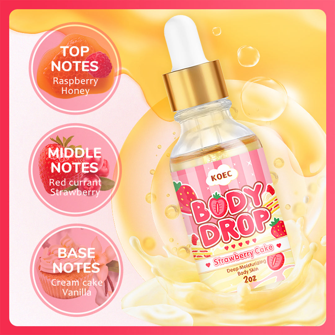Koec Handcrafted Body Oil (Strawberry Cake)