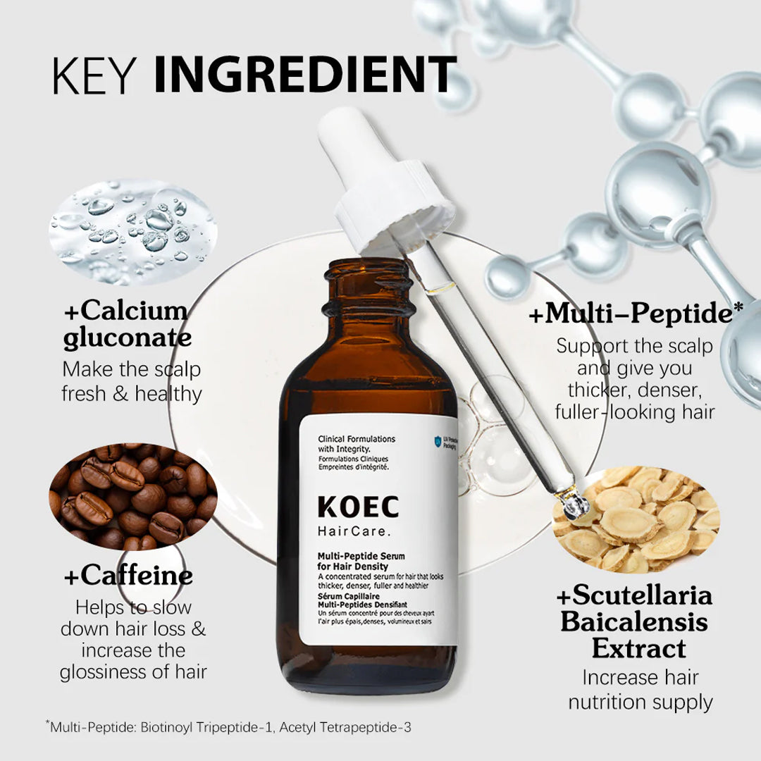 Koec Multi-Peptide Serum For Hair Density