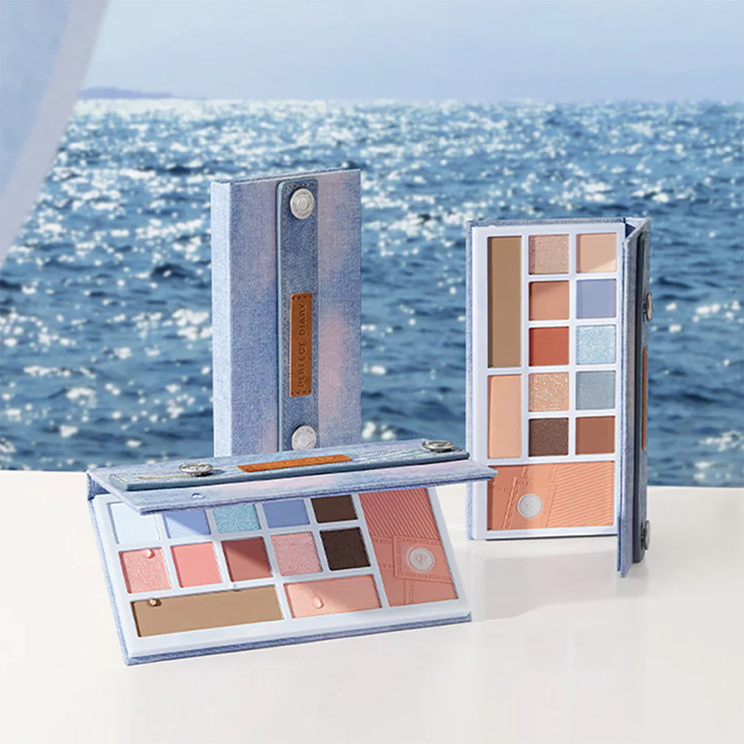 Perfect Diary Designer Eyes And Cheeks Palette 01 Denim Orange