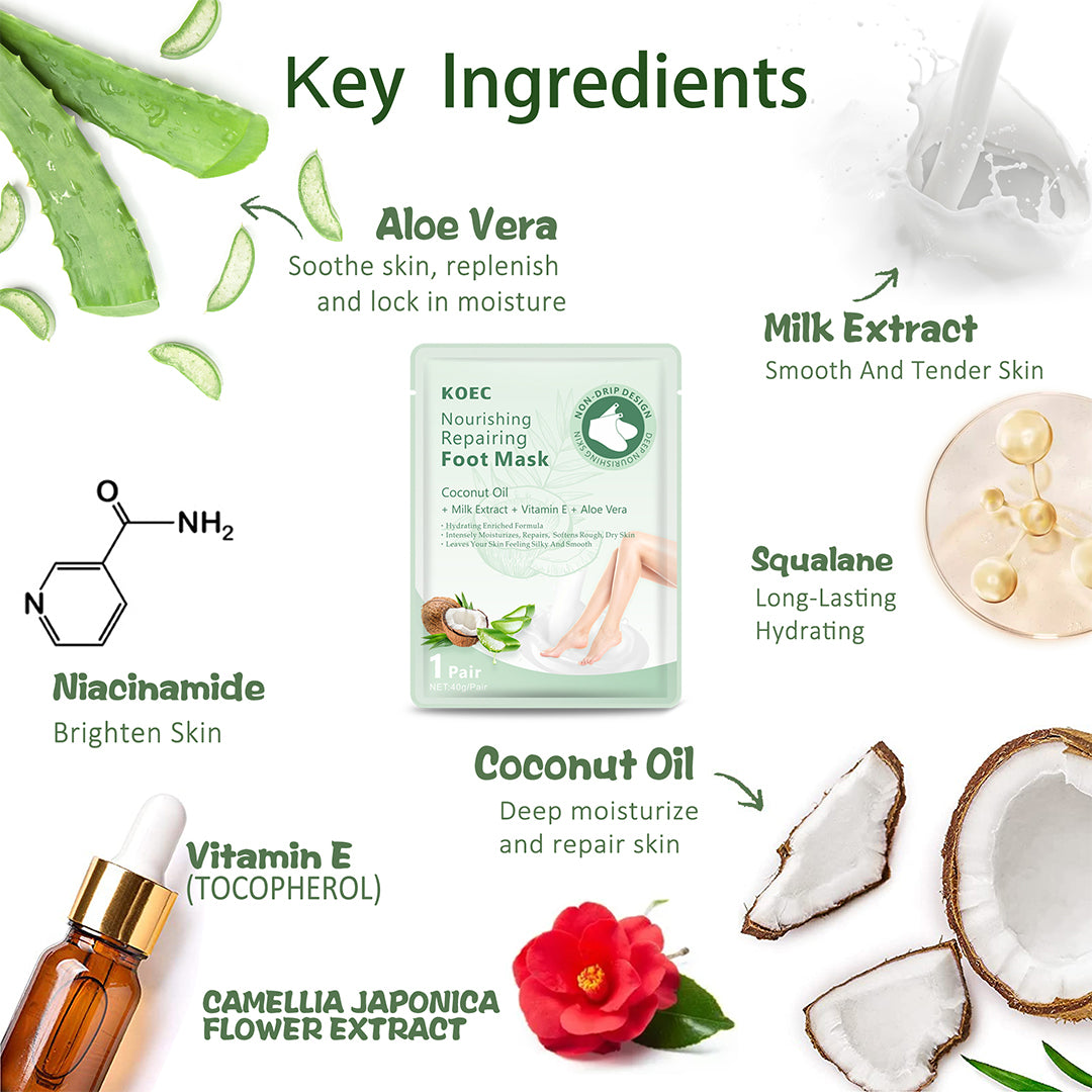 Koec Nourishing Repairing Foot Mask