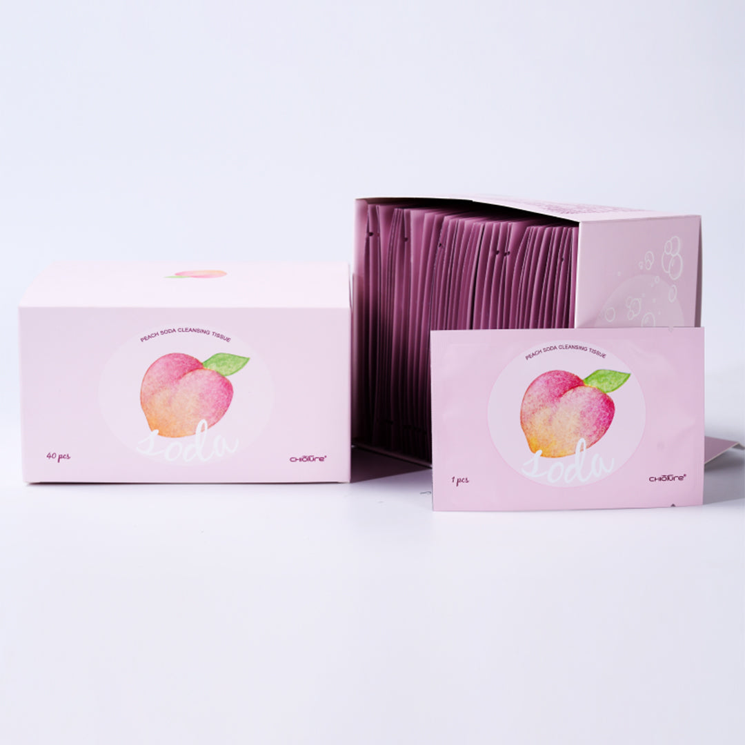 Chioture Peach Soda Cleansing Tissue 40Pcs
