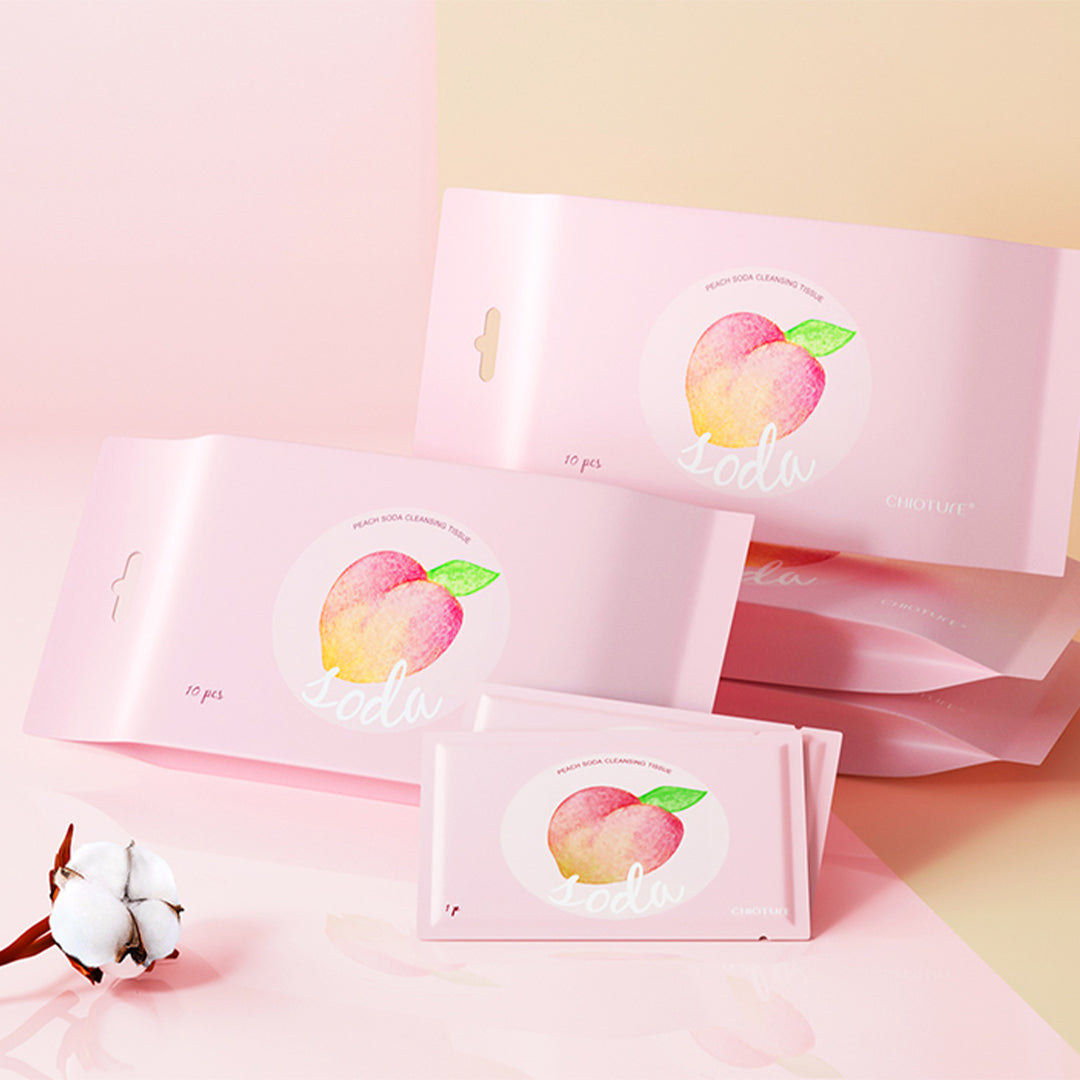 Chioture Peach Soda Cleansing Tissue 10Pcs