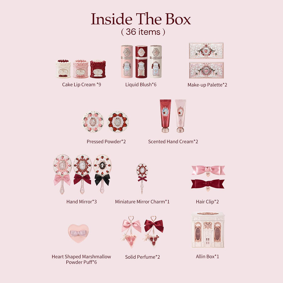Flower Knows Strawberry Cupid Collection All-In Gift Set (Without Perfume)