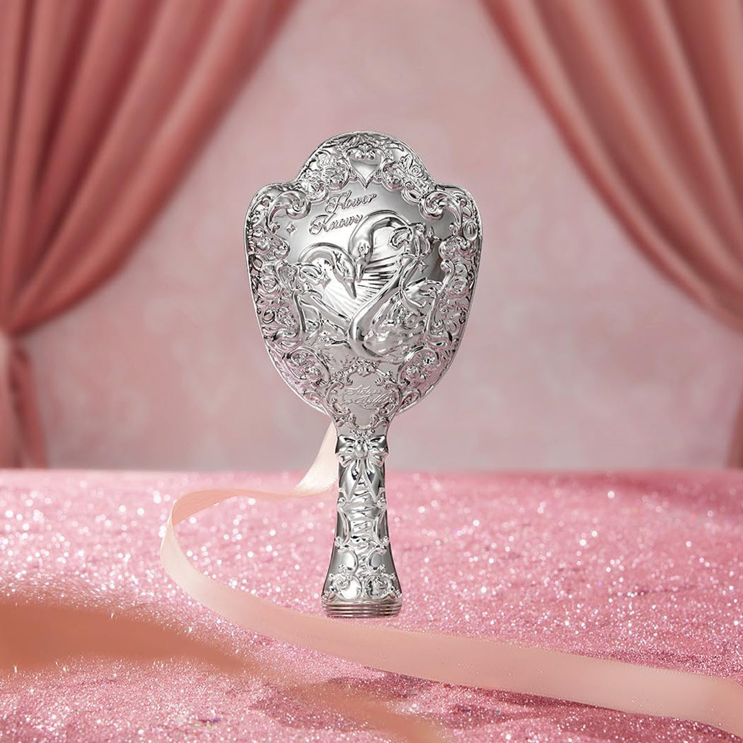 Flower Knows Swan Ballet Series Paddle Hair Brush 056.7G