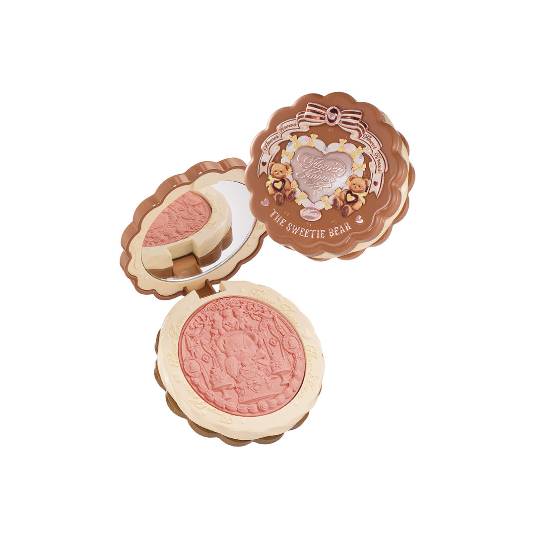 Flower Knows The Sweetie Bear Collection Silk Satin Blush