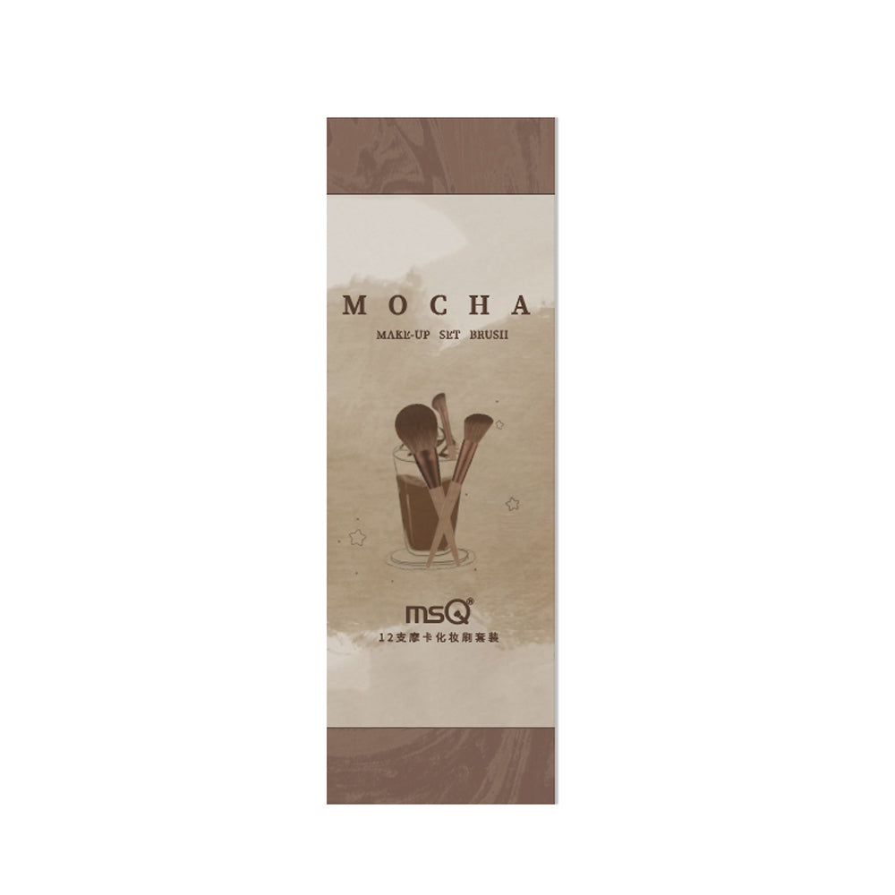 MSQ Meisikou 10 Mocha Makeup Brush Set